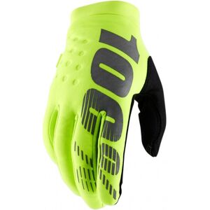 Guantes 100% Brisker Amarillo Fluor 3330570