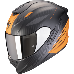 Casco Scorpion Exo 1400 Evo 2 Air Luma Negro Mate Naranja 140-443-168