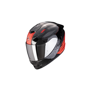 Casco Scorpion Exo 1400 Evo 2 Air Luma Negro Rojo 140-443-24