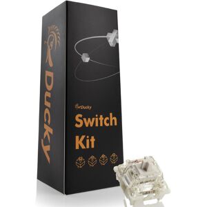Ducky Pack 110 Switches Gateron G Pro White, Mecánicos, 3-Pin, Linear, MX-Stem, 38g