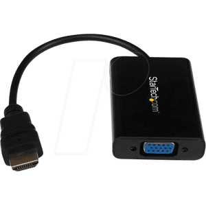 STARTECH.COM ST HD2VGAA2 - Adaptador HDMI, zócalo HDMI a zócalo VGA