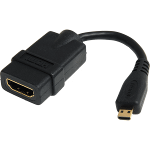 STARTECH.COM ST HDADFM5IN - Conector HDMI-A > Conector HDMI Micro D, 12 cm