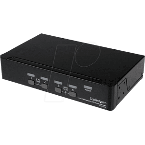 STARTECH.COM ST SV431DPUA - Conmutador KVM DisplayPort USB de 4 puertos