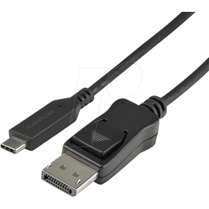 STARTECH.COM ST CDP2DP141MB - USB C macho a DP macho, DP 1,4, 8K 30 Hz, 1,0 m..