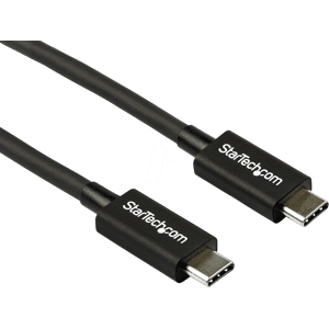 STARTECH.COM ST TBLT34MM80CM - Cable Thunderbolt 3, USB Type-C, 40 Gbps 0,8 m..