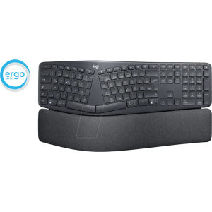 LOGITECH K860FB - Teclado inalámbrico, Logi Bolt/Bluetooth, ergonómi