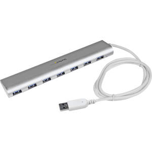 STARTECH.COM ST ST73007UA - Hub USB 3,0 compacto de 7 puertos - Aluminio