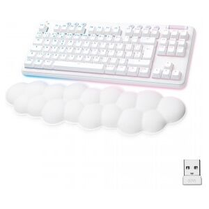 Logitech G G715 teclado RF Wireless + Bluetooth QWERTY Español Blanco