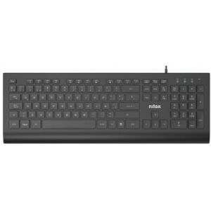 Nilox NXKBE000014 teclado Oficina USB Español Negro