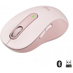 Logitech Signature M650 ratón mano derecha RF Wireless + Bluetooth Óptico 2000 DPI Rosa