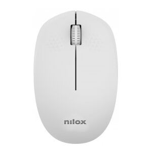 Nilox Ratón Wireless 1000 DPI, 3 botones, Gris