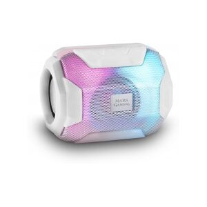 Mars Gaming MSBAXW, Altavoz Bluetooth 5.0 Compacto Blanco