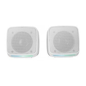 Mars Gaming MS-PRO, Altavoces Compactos 10W, Iluminación RGB Flow Dinámica, Altavoz PC con Caja de C
