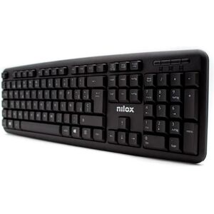 Nilox Nxkbe000002 Black / Teclado Con Cable