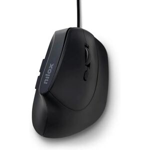 Nilox Mousb3013 Black / Ratón Vertical Usb / 3600 Dpi