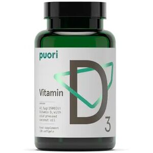 Puori D3 VITAMINA D (2500IU) 120 Perlas