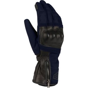 Segura Bora Guantes de moto impermeables - Negro Azul (L)