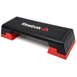 Step Reebok con Plataforma Antideslizante Rojo/Negro 98 cms: Ajustable a 3 alturas