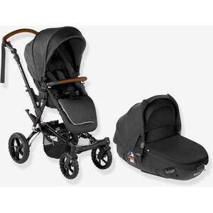 Silla combinada JANE Crosswalk + capazo coche Matrix Light 2 colección 2022 negro oscuro liso