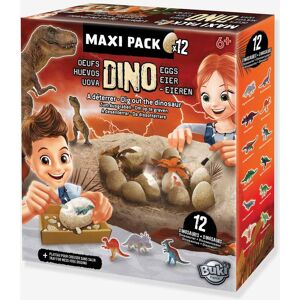 Maxi pack 12 huevos de dinosaurio - BUKI naranja