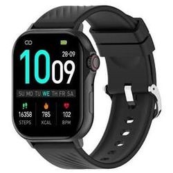 Denver Smartwatch Schwarz, 5,41 cm (2.13"), AMOLED, Kosketusnäyttö, GPS (satelliitti)