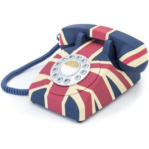 GPO Retro Design Téléphone analogique UNION JACK Multicolore 15x15x15cm