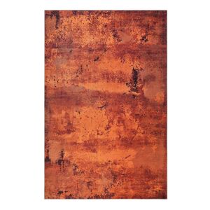 Wecon Home Tapis plat inspiration vintage tons de rouille 190x290 Orange 190x290x190cm