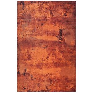 Wecon Home Tapis plat inspiration vintage tons de rouille 130x190 Orange 130x190x130cm