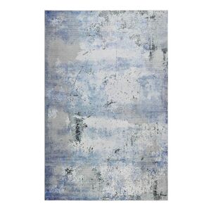 Wecon Home Tapis plat inspiration vintage tons de bleu 120x170 Bleu 120x170x120cm