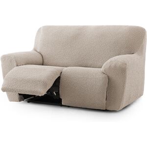 Eysa Housse de canapé 2 places relax extensible écru 150 - 200 Beige 200x120x150cm