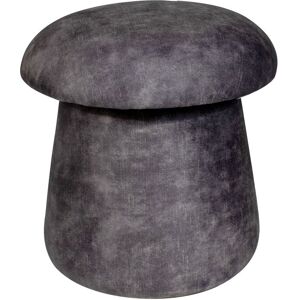 Now s Home Pouf en velours gris Gris 39x41x39cm