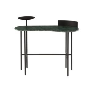 Hellin Console en marbre et métal noir L110 Vert 110x90x60cm