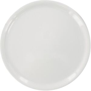 Saturnia Lot de 6 assiettes à pizza en porcelaine blanche 33 cm Blanc 0x0cm