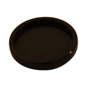 ASSIETTE PIANO PLASTIQUE 6 CM - NOIRE