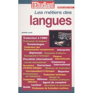 Christine Cholmé-Lenoël Les métiers des langues 2003-2004 - Christine Cholmé-Lenoël - Livre