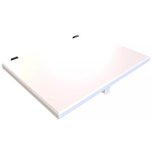 ABC MEUBLES Tablette chevet étagère à suspendre bois - Blanc - / - Blanc