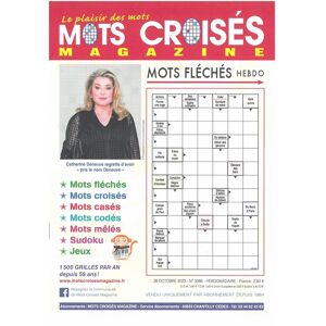 Info-Presse Mots Croises Magazine - Abonnement 6 mois