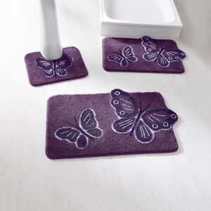 Tapis de bain fantaisie Papillons - BlancheporteCe tapis de bain est une oasis de douceur dans votre salle de bain !Tapis de bain : 50x80cmViolet