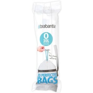 BRABANTIA Sacs poubelle 12 rouleaux de 20 sacs 30L code O soit 240 sacs