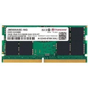 Transcend JetRam JM5600ASE-16G module de mémoire 16 Go 1 x 16 Go DDR5 5600 MHz Jaune