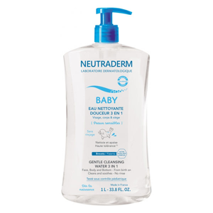 Neutraderm Baby Eau Nettoyante Douceur 3 en 1 1L