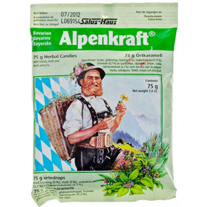 Salus Bonbons aux Plantes Alpenkraft 75g