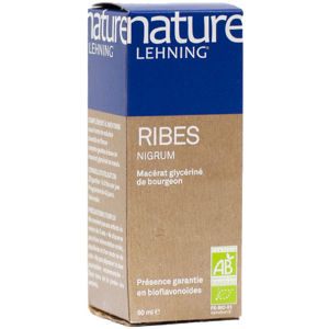 Lehning Nature Ribes Nigrum Mâcérat Glycériné Bio 60ml