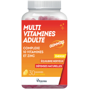 Vitavea Multi Vitamines Adulte Energie Equilibre nerveux 30 gummies