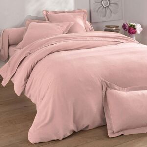 Becquet Housse de couette 240x220 rose poudré en coton