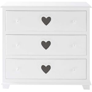 Maisons du Monde Commode 3 tiroirs blanche