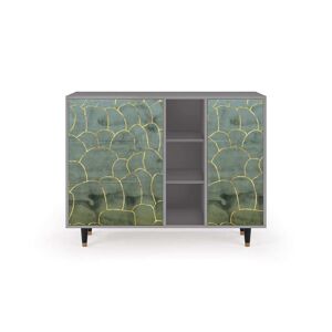 Storyz Buffet bleu-vert 3 tiroirs et 1 porte L 125 cm