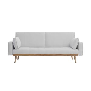 Usinestreet Canapé droit convertible scandinave 3 places en tissu