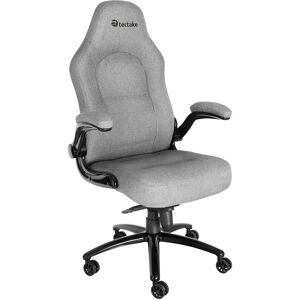 Tectake Chaise de bureau ergonomique Forme ergonomique gris