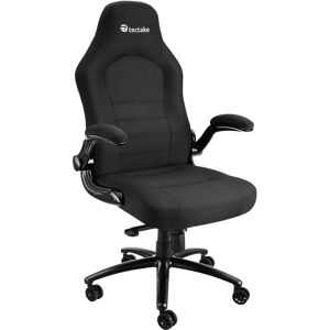 Tectake Chaise de bureau ergonomique Forme ergonomique noir